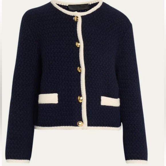 Nili Lotan Jackets & Blazers - Nili Lotan Navy Jacket Sweater